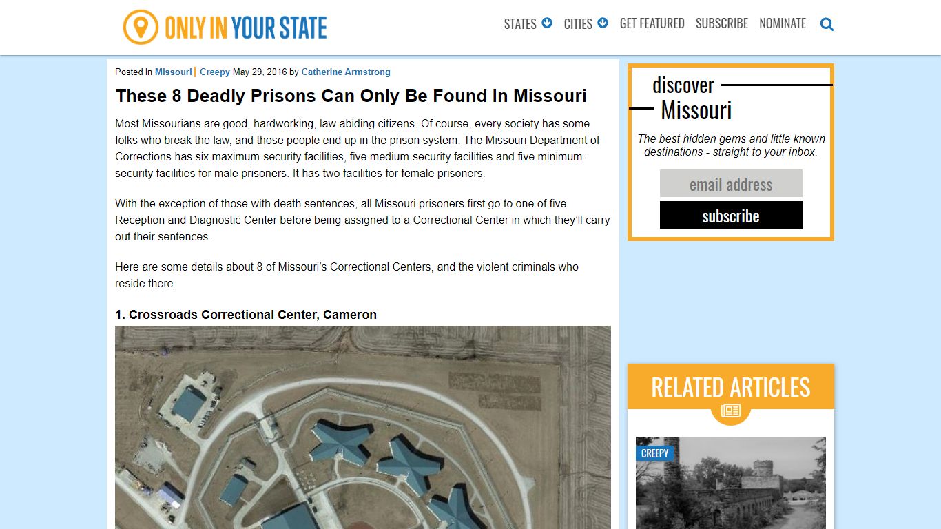 8 Prisons In Missouri - OnlyInYourState