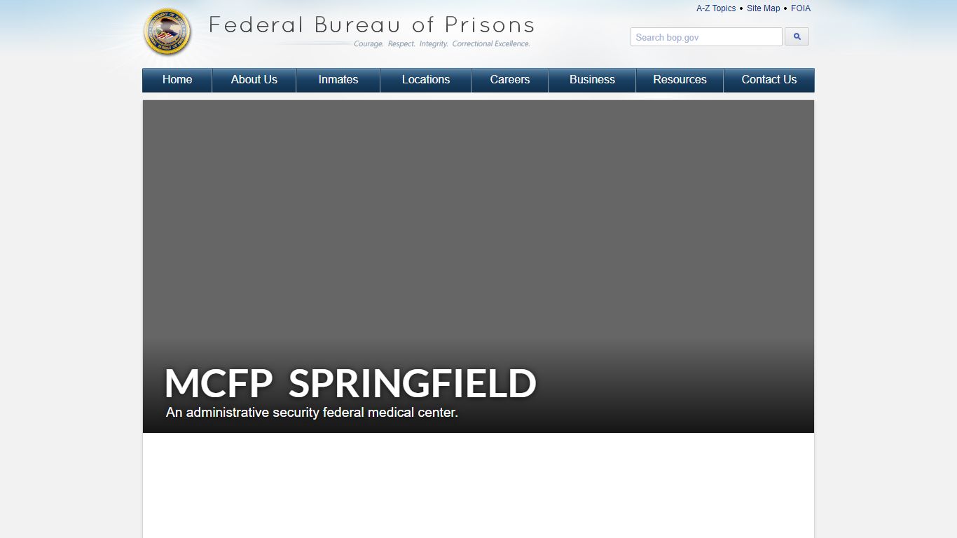 MCFP Springfield - Federal Bureau of Prisons